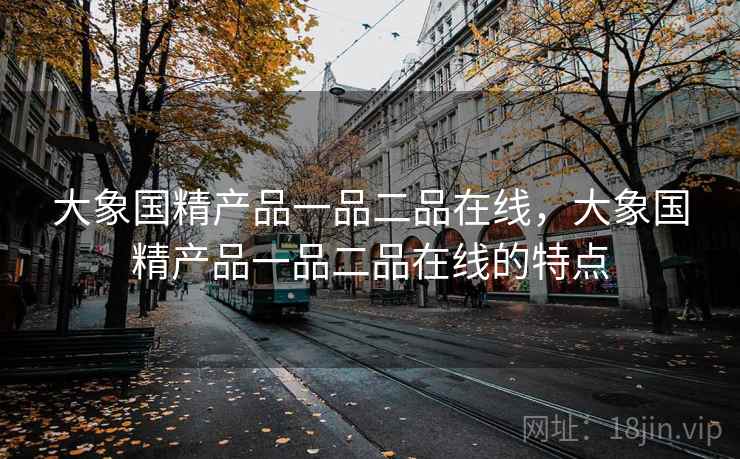 大象国精产品一品二品在线，大象国精产品一品二品在线的特点