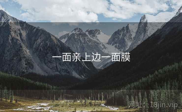 一面亲上边一面膜